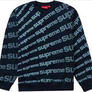 Supreme Limited Edition SS20 Radial Crewneck Navy